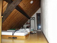  ça, c'est le coin couchage de Jean-Philippe 